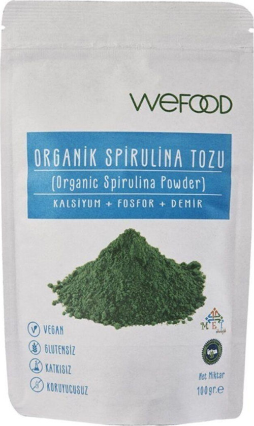Organik Spirulina Tozu (100 Gr)