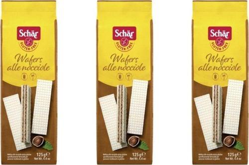 Wafers Alle Nocciole 125G Fındıklı Gofret 3 Adet