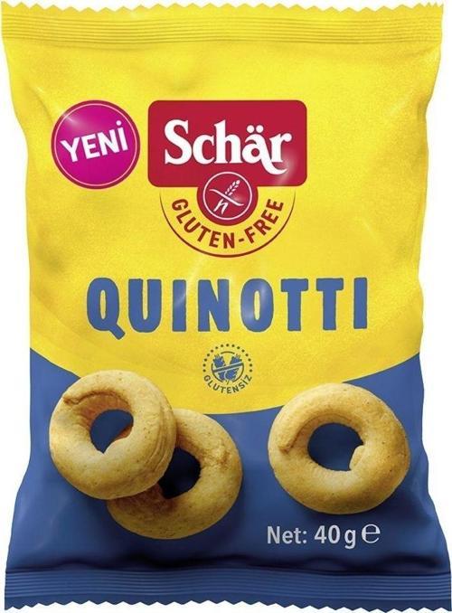 Quinotti Glutensiz Kinoalı Halka Kraker (6 Adet)