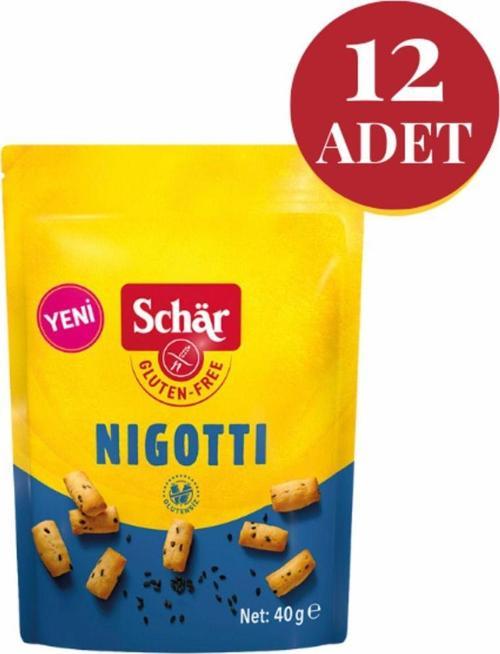 Nigotti Glutensiz Çörek Otlu Kraker (12 Adet)