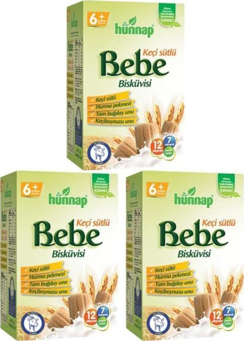 Keçi Sütü Bebe Bisküvi 3'Lü