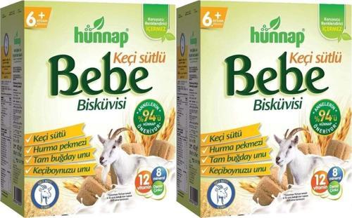 Bebe Bisküvisi Keçi Sütlü 400Gr 2 Li Set (Toplam 800Gr)