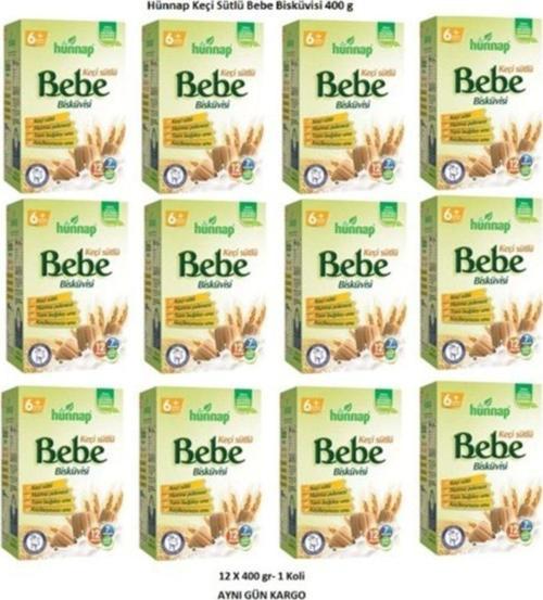 Bebe Bisküvisi Keçi Sütlü 400 Gr X 12 Adet Paket