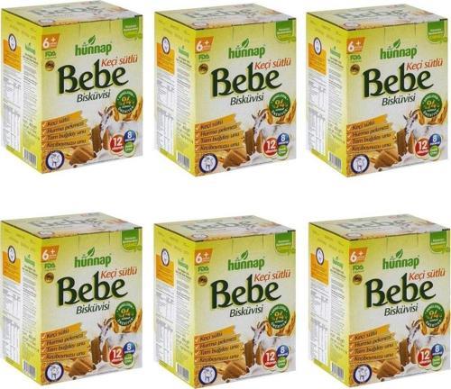 Keçi Sütlü Bebe Bisküvisi 400 Gr 6 Adet