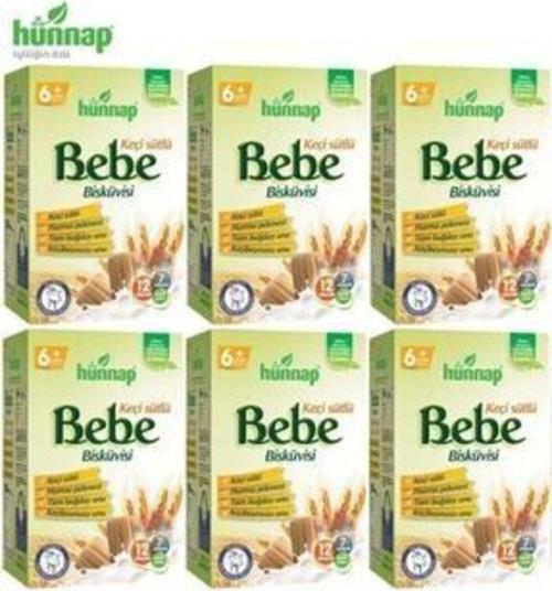 Bebe Bisküvisi Keçi Sütlü 400 Gr X 6 Kutu