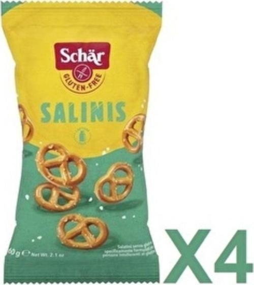 Salinis Glutensiz Tuzlu Halka Kraker 60 Gr 4 Adet