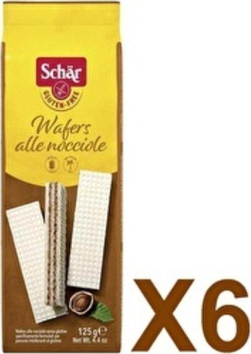 Wafers Alle Nocciole 125G Fındıklı Gofret (6 Adet)