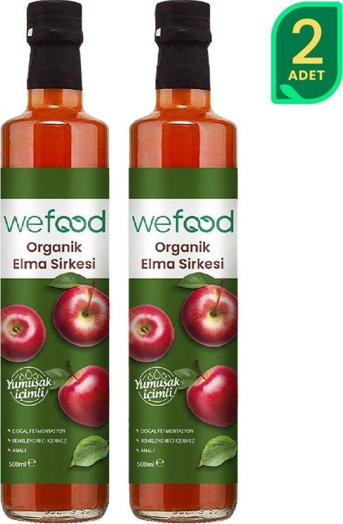 Organik Elma Sirkesi 500 Ml 2'Li