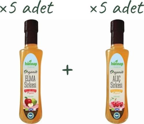5 Adet Elma Sirkesi+ 5 Adet Alıç Sirkesi