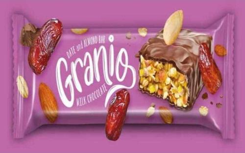 Granıo Granio Bademli Hurmalı Sütlü Çikolata Kaplı Bar 40 Gr X 24 Adet