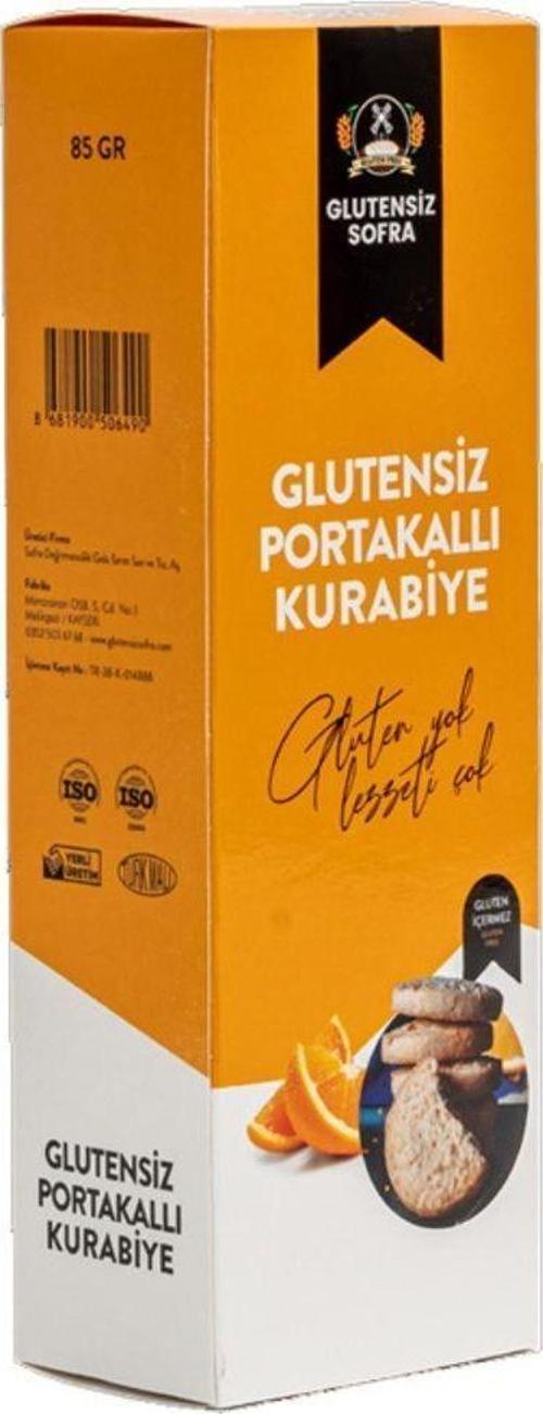Glutensiz Portakallı Bisküvi 85 Gr