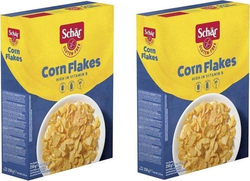 Corn Flakes Glutensiz Sade Mısır Gevreği 250 G 2 Adet