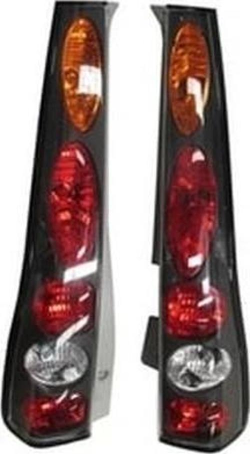 2002-2004 Honda Crv Modifiye Stop Lambası Sağ-Sol Set 2 Parça Sarı-Kırmızı-Beyaz Siyah Çerçeveli (Ad