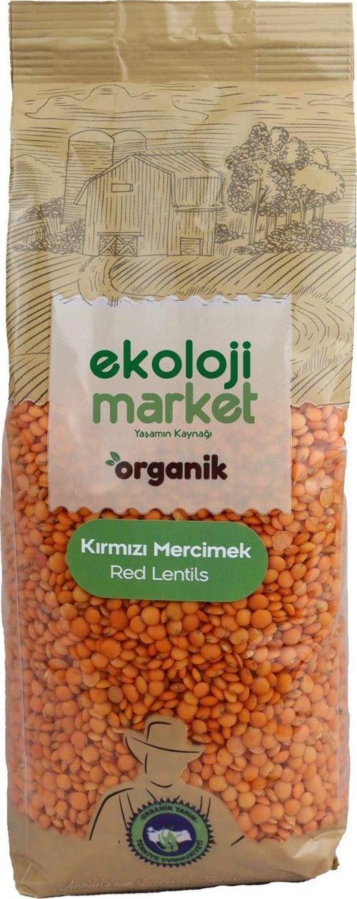 Organik Glutensiz Kırmızı Mercimek 750 Gr