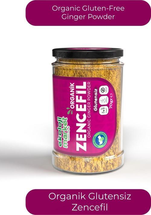 Organik Glutensiz Zencefil 70 Gr / Organic Gluten-Free Ginger 70 Gr