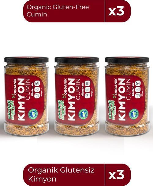 Organik Glutensiz Kimyon 90 Gr X3 / Organic Gluten-Free Cumin 90 Gr X3