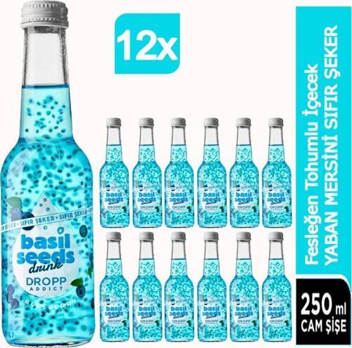 Basıl Seeds Drınk Basıl Seeds Fesleğen Tohumlu İçecek Yaban Mersini Sıfır Şeker 12X250Ml