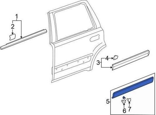 Bant Kapı Crv Arka 03-06 Sol (Oem No: 75333-S9A-003)