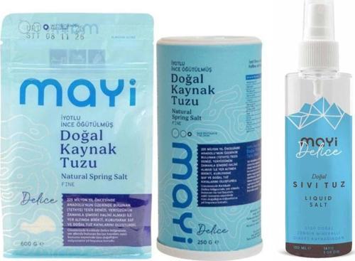 Pratik Paket (600 Gr İnce Tuz, 250 Gr Tuzluk Ve 150Ml Sprey Tuz)