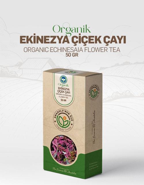 Organik Ekinezya Çiçek Çayı ''50Gr''