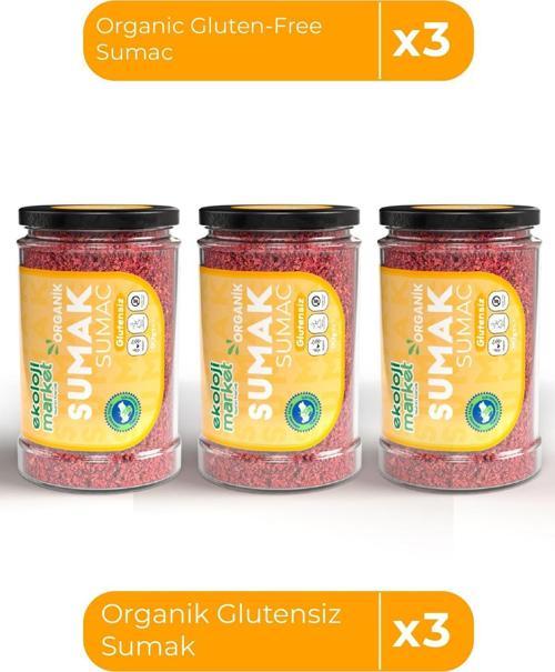 Organik Glutensiz Sumak 90 Gr X3