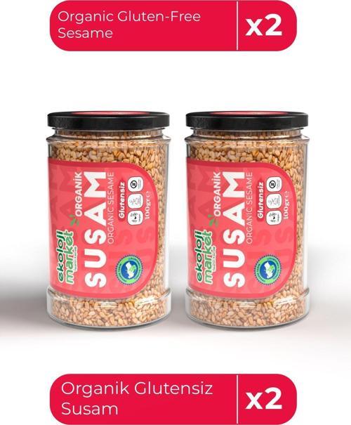 Organik Glutensiz Susam 100 Gr X2 / Organic Gluten-Free Sesame 100 Gr X2