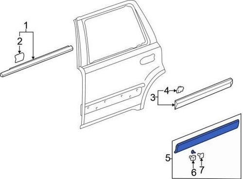 Bant Kapı Crv Arka 03-06 Sağ (Oem No: 75313-S9A-003)