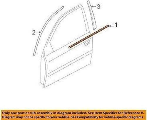 Cam Sıyırıcı Accent 11-19 Blue Ön Kapı Dış Sol (Oem No: 82210-1R000)