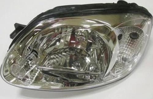 2003-2005 Hyundai Accent Admire Far Lambası Sol Elektrikli-Motorsuz Beyaz Sinyalli (H4) (Ayfar) (Ade