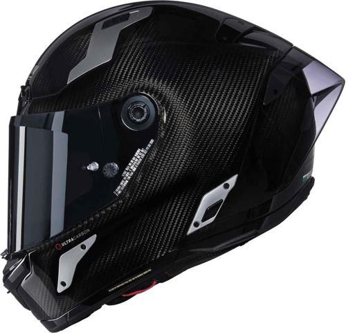 X-804 RS ARGENTO  332 KARBON KAPALI KASK PARLAK