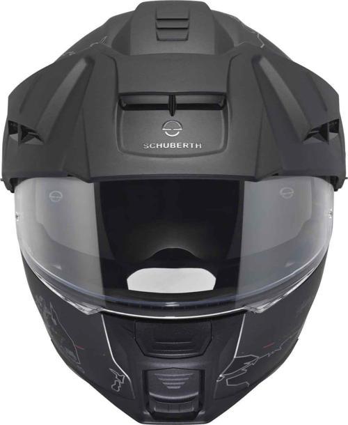 E2 Atlas Anthracite Çene Açılır Kask