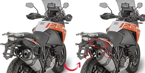 PLR7706 KTM 1050 (15-16) - 1190 (13-16) - 1290 (15-17) Yan Çanta Taşıyıcı