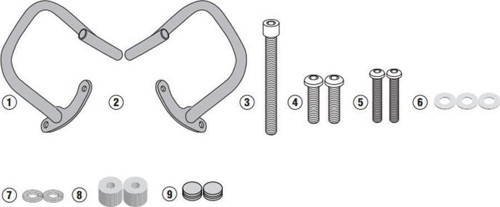 TN3116 Suzuki V-Strom 250 (17-20) Koruma Demiri