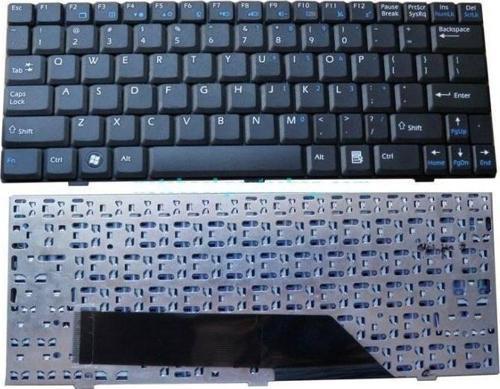 MSI Wind U120 Uyumlu Notebook Klavye Tuş Takımı - Siyah - TR
