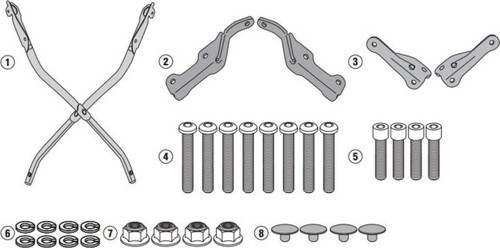 1173FZ HONDA CB 650 R (19-20) Arka Çanta Taşıyıcı