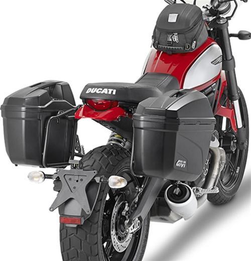 PL7407 DUCATI SCRAMBLER 800 (15-20) Yan Çanta Taşıyıcı