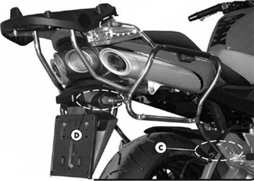 PLX538 SUZUKI GSR 600 (06-11) Yan Çanta Taşıyıcı