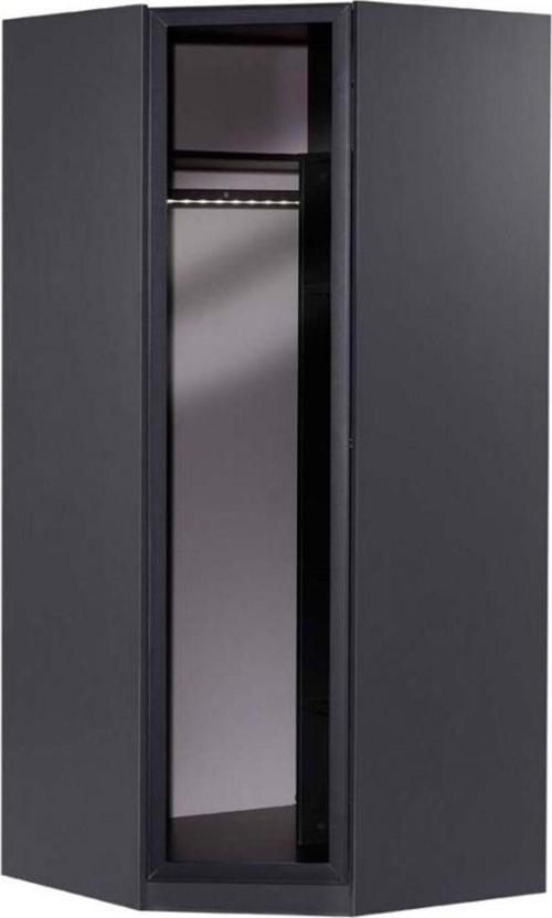 Corner Köşe 1 Cam Kapak Raflı Zincir Dolap / Yüklük 200 Cm