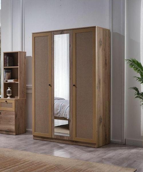 Tutku Home Hazeran 3 Kapaklı Dolap