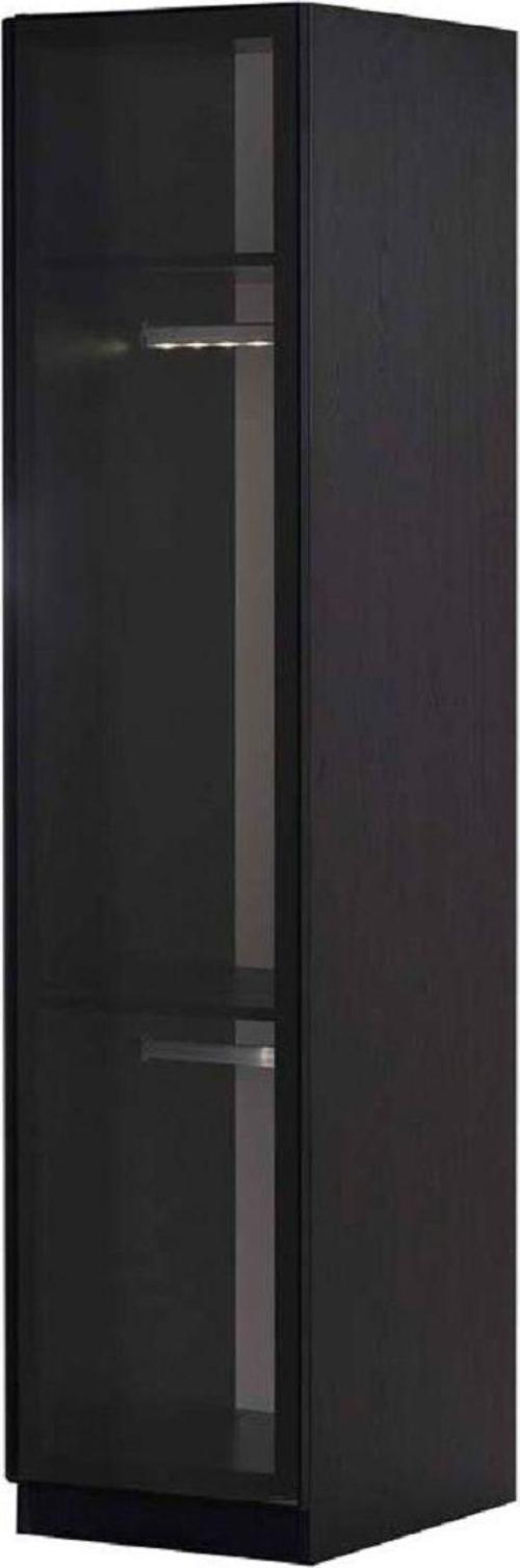 Corner Tekli Cam Kapak Raflı Zincir Dolap / Yüklük 200 Cm