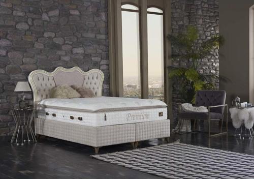 Tutku Home Premium Dinamik Yay Sistemli Yatak Baza Başlık Seti