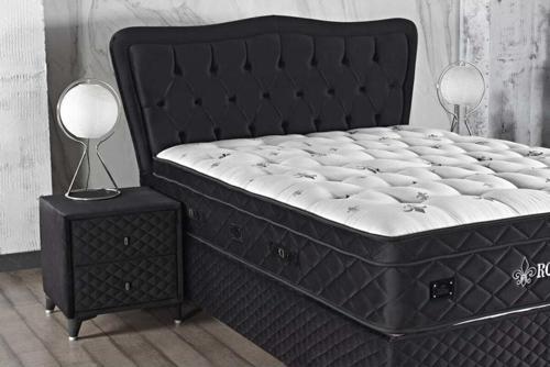 Royalty Comfort Dinamik Yay Sistemli Viskon Dokuma Yatak+Baza+Başlık Seti