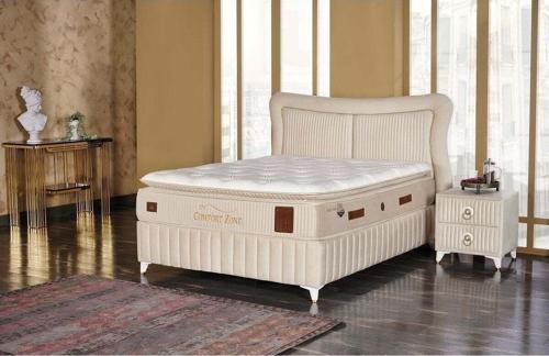 Comfort Zone Pedli Çift Yönlü-Kuş Tüyü Sünger (Yumuşak Sünger-Sert Sünger) Dual Torba Yaylı Yatak