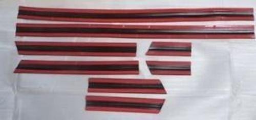 1991-1996 Jeep Cherokee Kapı Bandı Set İnce Tip (Nikelaj Çıtalı) (8 Parça) (Bfn) (Adet)