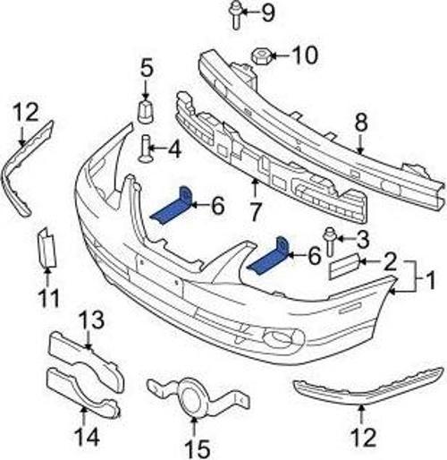 Braket Tampon Elantra 04-07 Ön Üst Lh Hyundaı Elantra (Oem No: 1204Btm3007016)