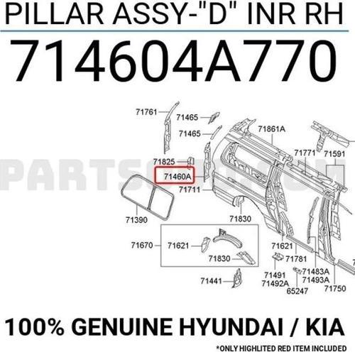 Stop Sacı Starex 2004- Sağ Yuva Oem No: 71460-4A770