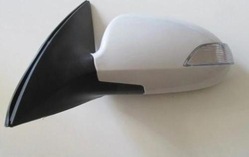 2007-2012 Hyundai İ30 Kapı Aynası Sol Elektrikli-Sinyalli-Beyaz Kapaklı(Sinyali Kısa Tip)(5Fişli)(Fa