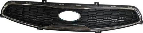 2015-2017 Kıa Picanto Ön Panjur Siyah Nikelaj Çıtalı (Bfn) (Oem No:863501Y500)