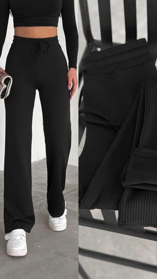 Fitilli Günlük Comfortable Pantolon-Eşofman