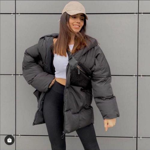 Oversıze Şişme Mont